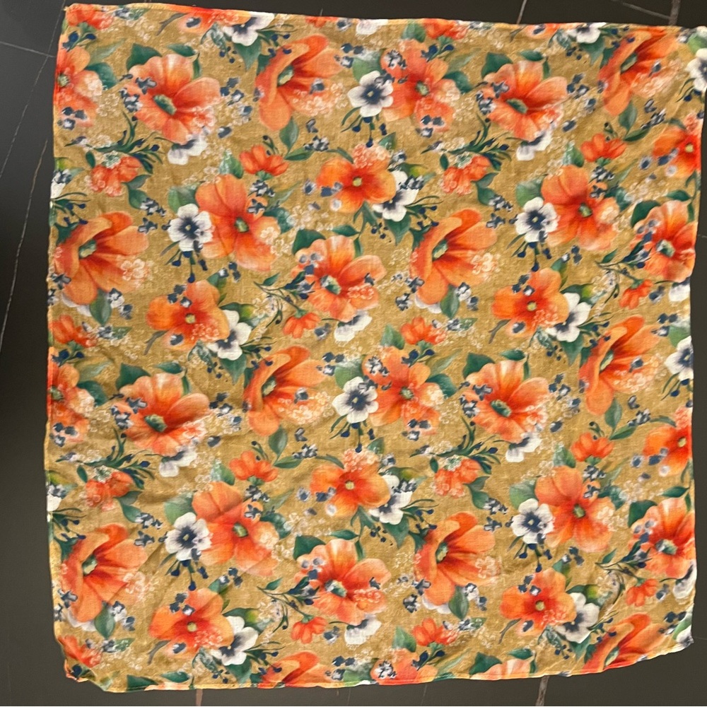Floral scarf
